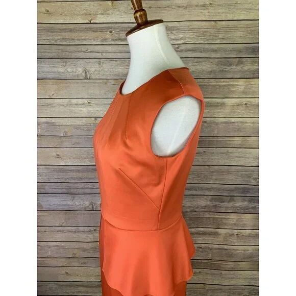 Nine West Womens 6 Dress Peplum Style Sleeveless - Picture 6 of 12